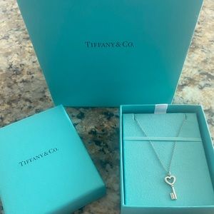 Tiffany & Co Mini Heart Key Pendant